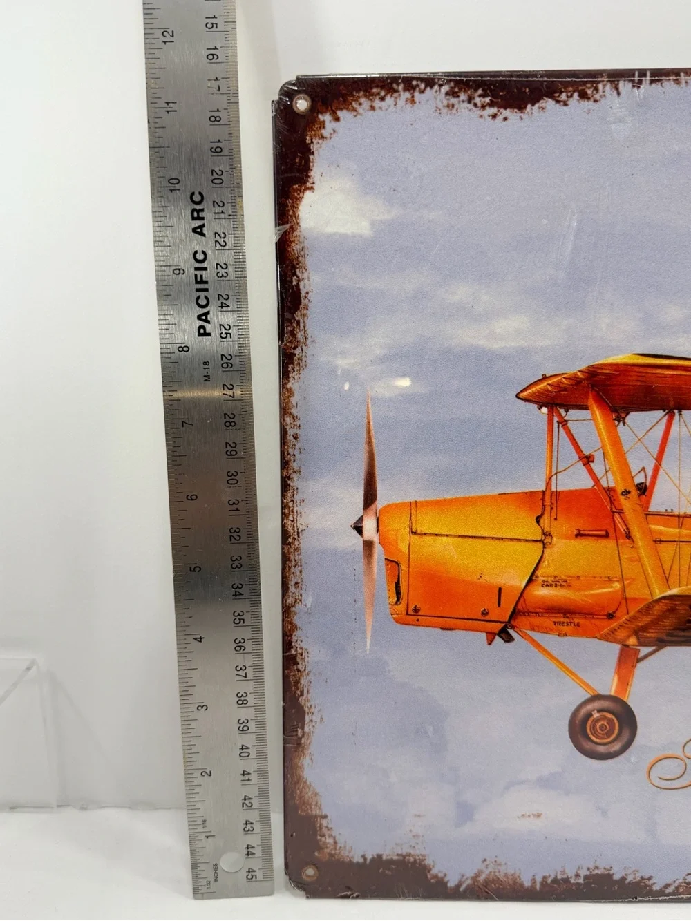 Vintage Tiger Moth T.2 Metal Sign – RAF College Flying Club Cranwell 1941 – New